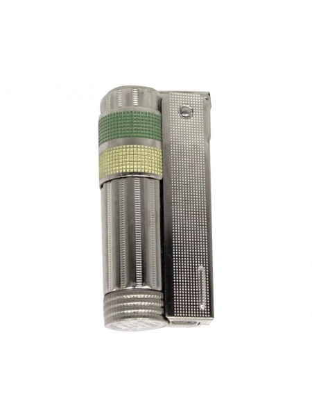 Зажигалка Imco бензиновая Super Triplex Oil chrome yellow-green Two Tone (IM1800084)