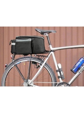 Велосипедна сумка на багажник кофр Wozinsky Чорний (WBB3BK)
