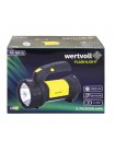 Ліхтар з ручкою WERTVOLL IP44 Li-ion 2000 mAh/t 2 в 1 360° 4 режими CREELED/COBLED (RX-8010)