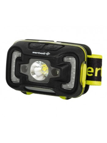 Ліхтар налобний WERTVOLL 6 режимів датчик руху CREE LED/RED LED/COB LED IP65 Li-pol 1800 mAh/t (RX-8015)