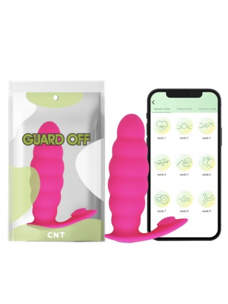 Масажер простати Mini Beaded Anal Probe App Version Rose Cnt