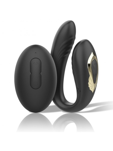 Вибростимулятор для пар Ibiza Rotating Dual Vibrator Ibiza