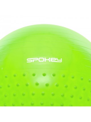 Гімнастичний м'яч Spokey HALF FIT 65 см Салатовий (s0247)