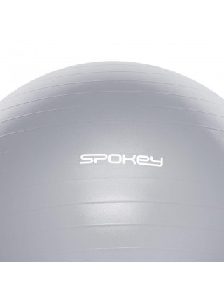 Професійний фітбол із насосом Spokey Fitball lll 65 см Сірий