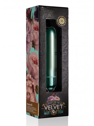 Вибратор Rocks Off RO-90mm Touch of Velvet Aqua Lily (SO2036)