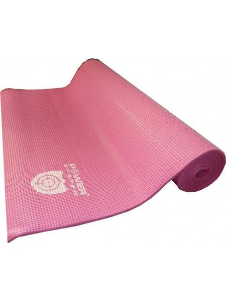 Килимок для йоги Power System PS-4014 Fitness Yoga Mat Pink
