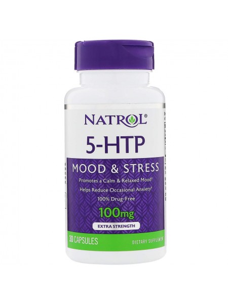 5-гідроксі L-триптофан (5-НТР) Natrol 100 мг 30 кап. (3320)