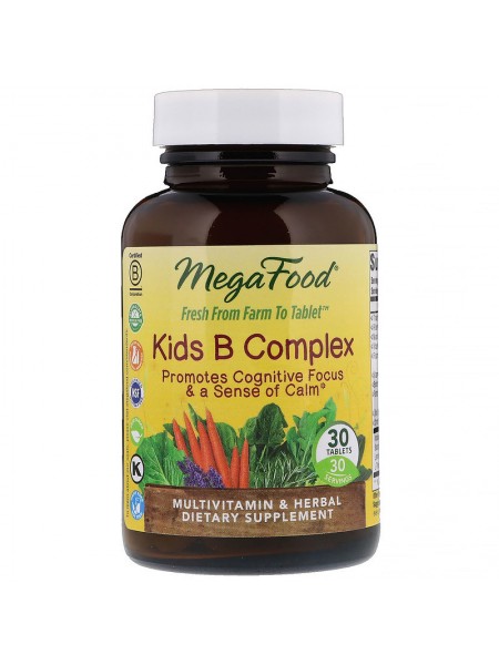 Вітамін В MegaFood для дітей 30 таблеток (7993)