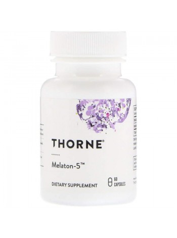 Мелатонін-5, Thorne Research, Melaton-5, 60 капсул (10917)