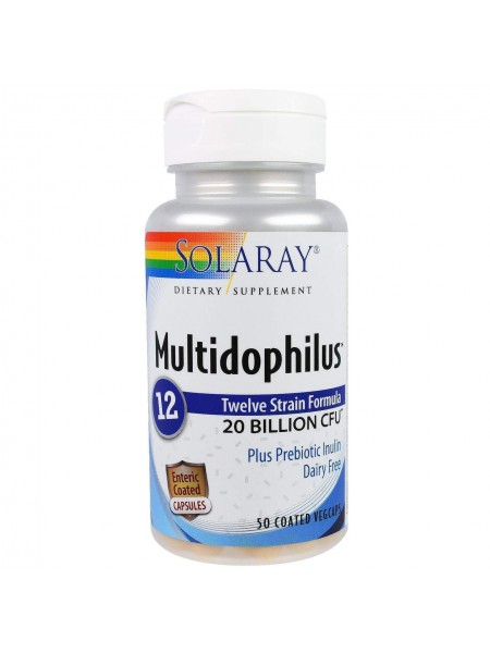 Пробиотики Multidophilus 12 Solaray 50 капсул (20282)