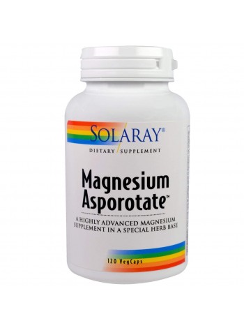 Магній аспартат Magnesium Asporotate Solaray 120 капсул