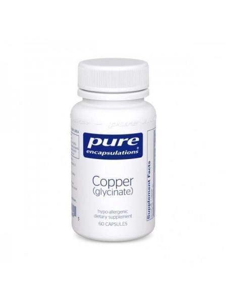 Мідь Copper Pure Encapsulations 60 капсул (21430)