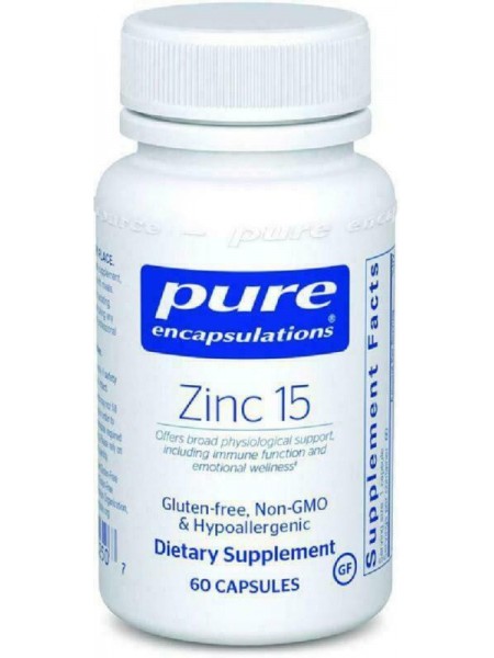 Цинк піколінат Zinc Pure Encapsulations для підтримки імунної системи росту та розвитку загоєння ран