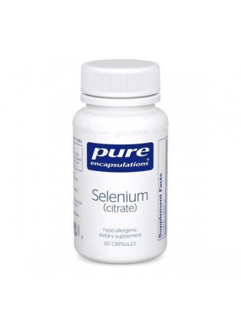 Селен цитрат Selenium citrate Pure Encapsulations для антиоксидантної та серцево-судинної підтримки 60