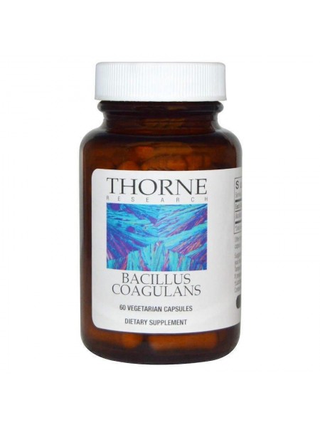Пробіотики Bacillus Coagulans Thorne Research 60 капсул (24290)