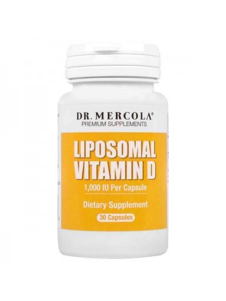 Вітамін D Dr. Mercola 1000 МО 30 капсул (23633)