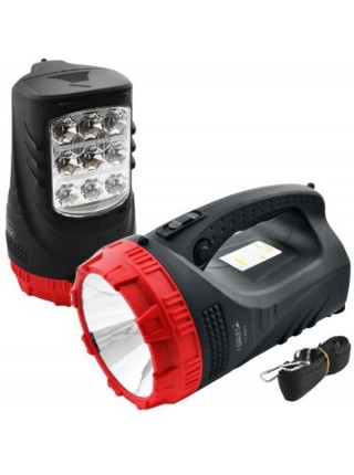 Ліхтар-прожектор WimpeX WX2827 акумуляторний 6000 mAh 3W+9LED (301037)