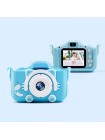 Дитячий цифровий фотоапарат Smart Kidsт з 2" екраном у силіконовому чохлі "Кішечка" з вбудованими іграми