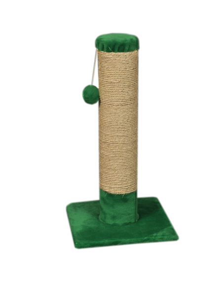 Кігтеточка (драпка) Мур-Мяу "Дерево" у джутовій мотузці Зелена