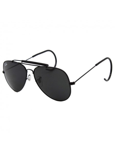 Сонцезахисні окуляри Ray Ban 3030 Black all Black Скло RB 3030-02
