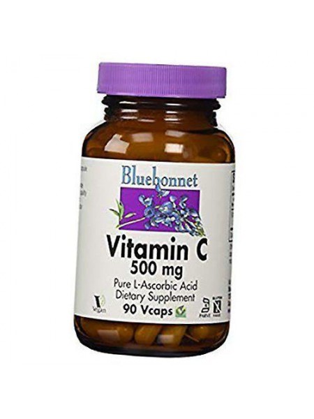 Вітамін C Vitamin C 500 Bluebonnet Nutrition 90вігкапс (36393016)