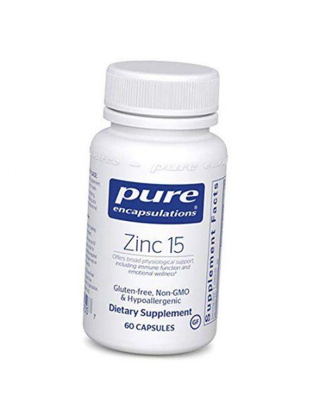 Цинк Піколінат Zinc 15 Pure Encapsulations 60капс (36361065)