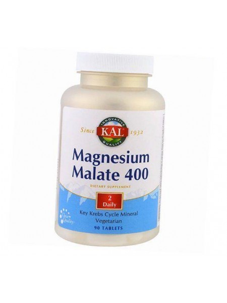 Магній малат KAL Magnesium Malate 400 90 таб (36424007)