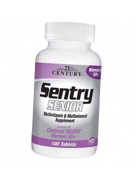 Вітаміни для жінок після 50 років Sentry Senior Women 50+ 21st Century 100таб (36440031)