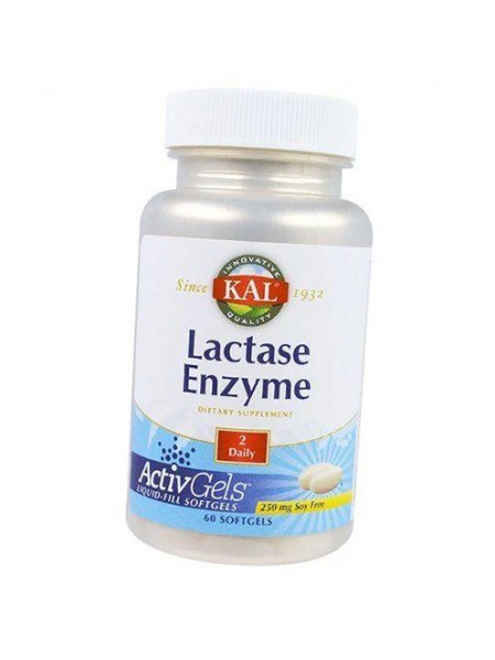 Ферменти Лактази Lactase Enzyme KAL 60 грілкапс (69424001)