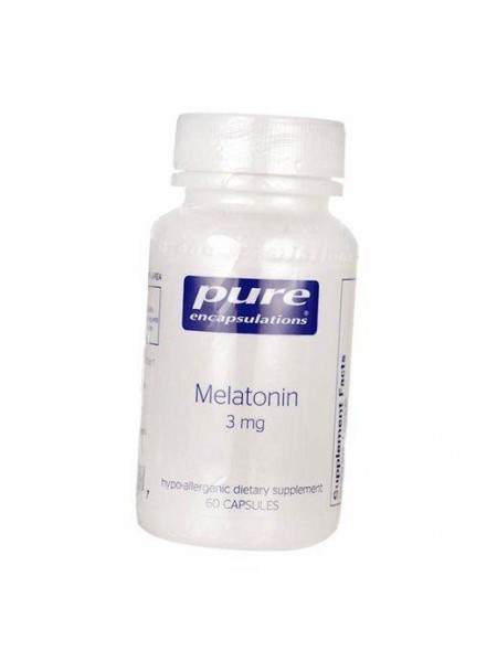 Мелатонін Melatonin 3 Pure Encapsulations 60капс (72361002)