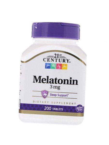 Мелатонін Melatonin 3 21st Century 200таб (72440001)