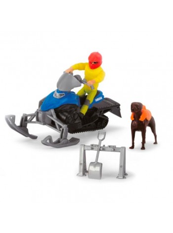 Іграшковий набір Dickie Toys Playlife Снігохід із фігуркою 15 см OL86890