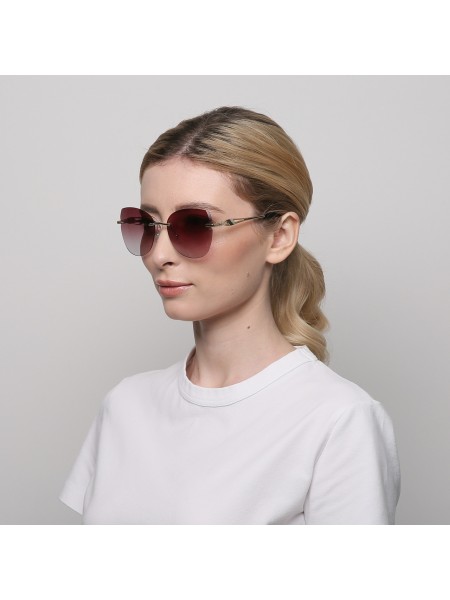 Сонцезахисні окуляри LuckyLOOK жіночі 854-957 Класика One size Коричневий Сірий