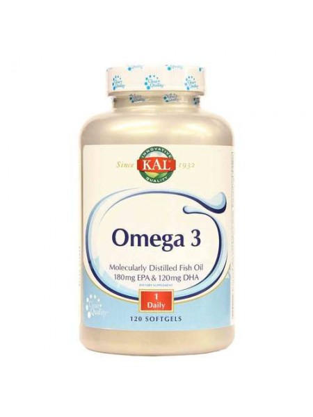 Omega 3 Fish 180/120 Kal 1000 мг 120 гелевих капсул