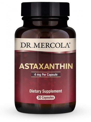 Астаксантин Astaxanthin Dr. Mercola 4 мг 30 капсул