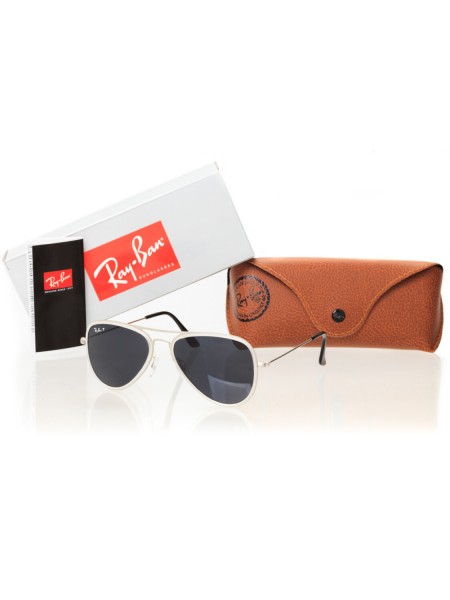 Окуляри Ray Ban з поляризацією 3513bl-s (o4ki-8502) Металік
