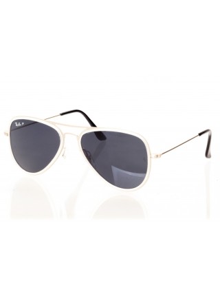 Окуляри Ray Ban з поляризацією 3513bl-s (o4ki-8502) Металік