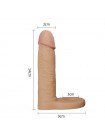 Насадка на член з анальним стимулятором The Ultra Soft Double Lovetoy