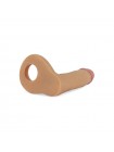 Насадка на член з анальним стимулятором The Ultra Soft Double Lovetoy