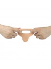 Насадка на член з анальним стимулятором The Ultra Soft Double Lovetoy