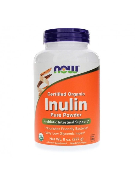 Інулін органічний Inulin Now Foods порошок 227 г