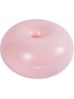 Фітбол LiveUP DONUT BALL рожевий 45х25 см LS3567-p