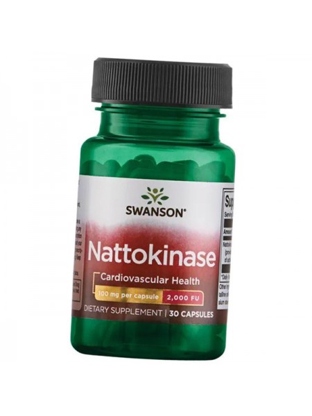 Натокіназа в капсулах Nattokinase 2000 Swanson 30капс (72280036)