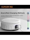 Ліхтар для кемпінгу акумуляторний SuperFire T25 400 Lumen IP42