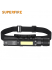 Ліхтарик багатофунційний акумуляторний G19 SuperFire 200 Lumen IP31