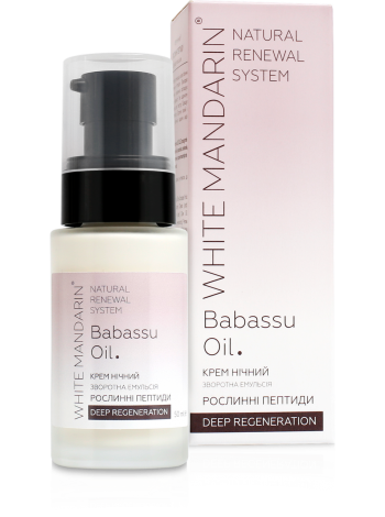Нічний крем White Mandarin Рослинні пептиди DEEP REGENERATION 50 мл