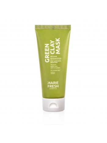Маска для обличчя з зеленою глиною ANTI ACNE Marie Fresh Cosmetics 50 мл