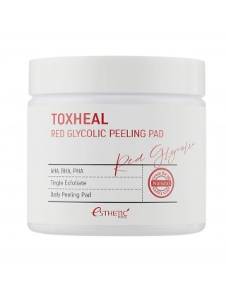 Очисні пілінг-диски для обличчя Red Glycolic Peeling Pad Esthetic House 100 шт.