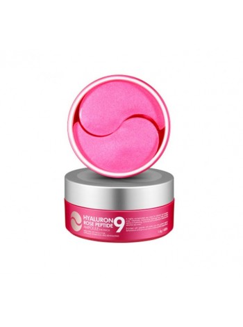 Гідрогелеві патчі з екстрактом троянди та пептидами Hyaluron Rose Peptide 9 Ampoule Eye Patch Medi-Peel 60 шт.