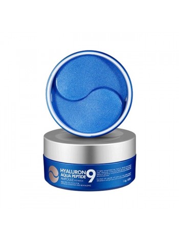 Патчі для глибокого зволоження з пептидним комплексом Hyaluron Aqua Peptide 9 Ampoule Eye Patch Medi Peel 60